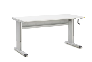 WB arbeidsbord m/sveiv ESD, H:700-1100mm 1800x800