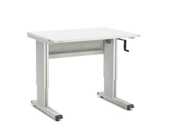 WB arbeidsbord m/sveiv ESD, H:700-1100mm 1073x800