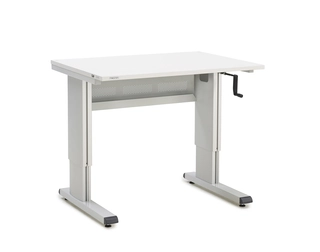 WB arbeidsbord m/sveiv, H:700-1100mm 1073x800
