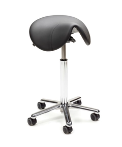 Saddle stol, kunstig skinn ESD