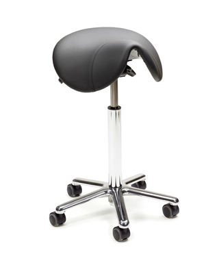 Saddle stol, kunstig skinn ESD
