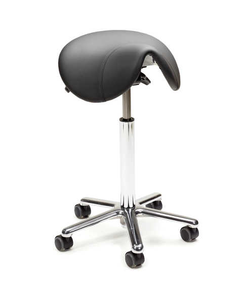 Saddle stol, kunstig skinn ESD