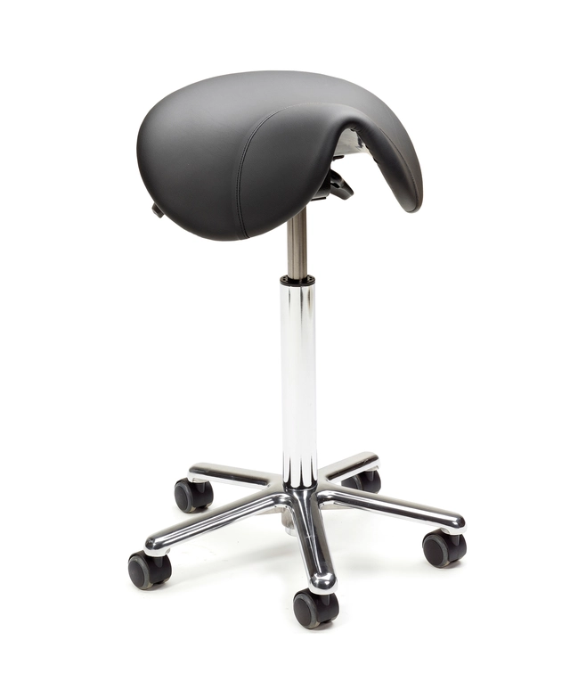Saddle stol, kunstig skinn ESD 