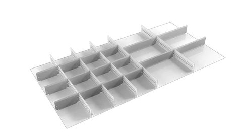 Avdelersett 6 130/100 5 div., 16 mid.pl. (12x150, 4x300)