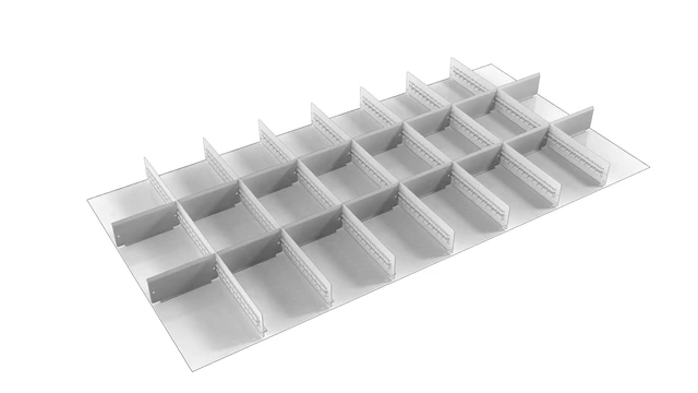 Avdelersett 5 130/75 7 div., 16 mid.pl. (16x150) 