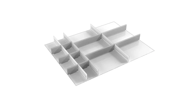 Avdelersett 5 90/100 3 div., 10 mid.pl. (6x100, 4x300) 