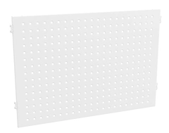 Perforert plate M600, 593x612mm, hvit