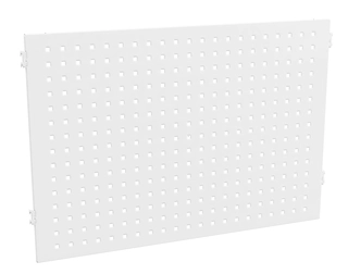 Perforert plate M600, 593x389mm, hvit