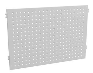 Perforert plate M600, 593x612mm, grå