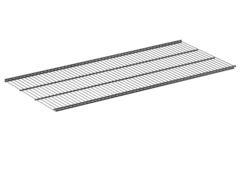Trådhylle, justerbar lengde 600x300mm Sort