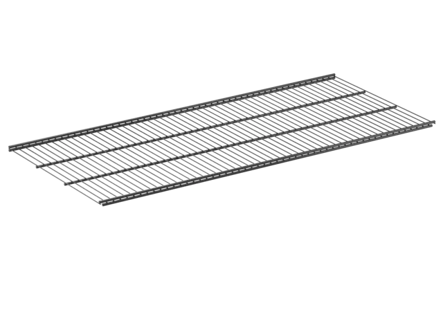 Trådhylle, justerbar lengde 600x300mm Sort 