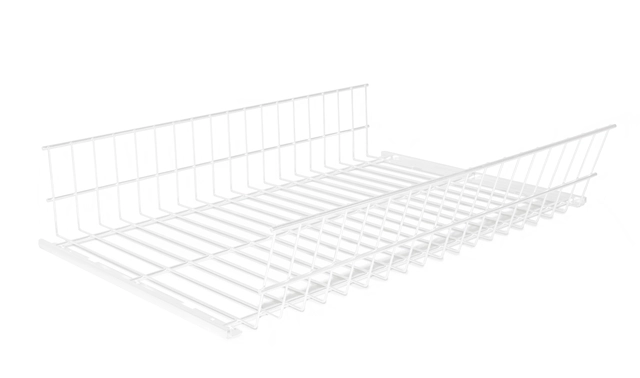 Stål Trådkurv 900x400 hvit 