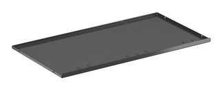 Skjermplate 600, sort