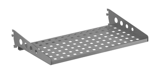 Skohylle + braketter 600x350 grå