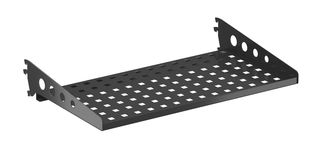 Skohylle + braketter 600x350 sort