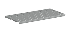 Perforert stålhylle 900x300, grå