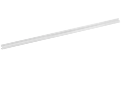 Horisontal skinne + 3 clips 2250 hvit