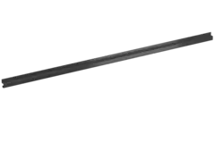 Horisontal skinne 2250 sort
