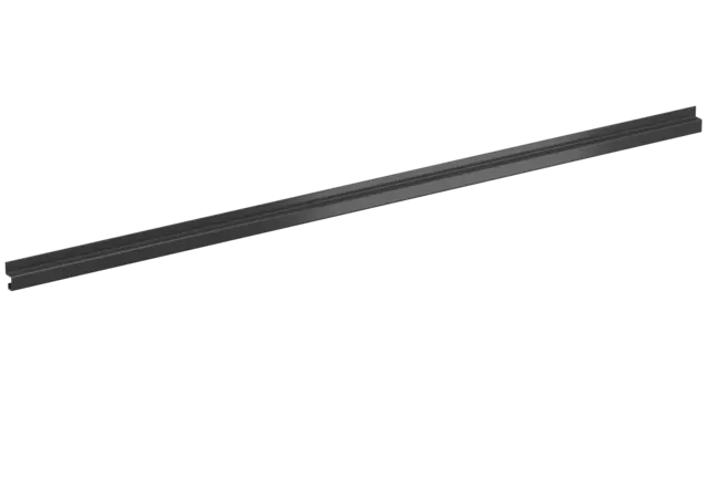 Horisontal skinne 2250 sort 