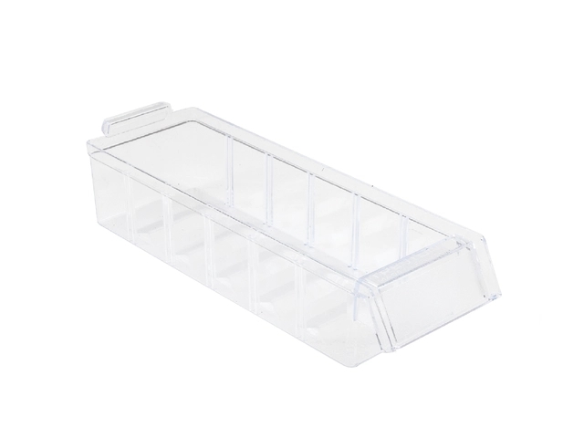 Plastskuff til smådeler 55x175x37 transparent 