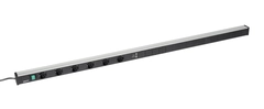 Strømskinne 1700mm 6xstikk, av/på bryter, 2xUSB
