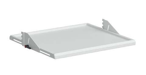 Justerbar hylle M500x650 dybde &amp; tilt for Multivogn, ESD grå