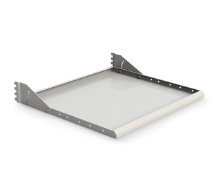 Stålhylle M500x650 + braketter ESD grå for Multivogn, ESD grå