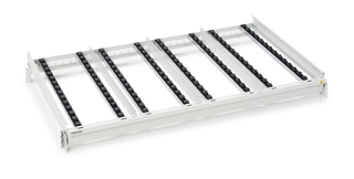 Rulletopp M1350 FiFo Flow Rack ESD ESD grå