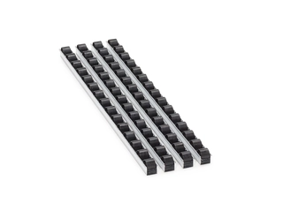 Rulleprofil sett FiFo Flow Rack 4 stk, ESD grå