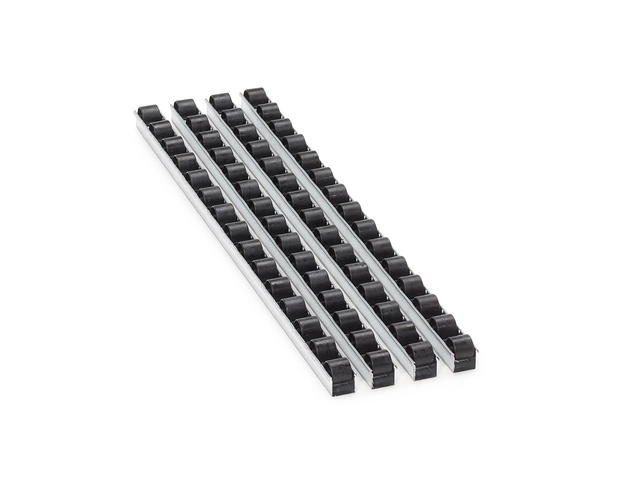 Rulleprofil sett FiFo Flow Rack 4 stk, ESD grå 