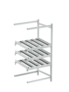 Treston FiFo Flow Rack M900 utvidelse side, ESD grå