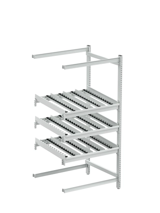 Treston FiFo Flow Rack M900 utvidelse side, ESD grå