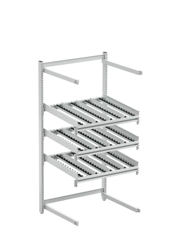Treston FiFo Flow Rack M900 utvidelse bak, ESD grå 