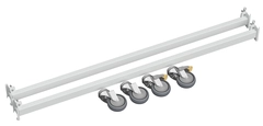 Hjulsett Treston FiFo Flow Rack M1350, ESD grå
