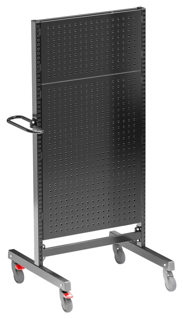 Multi-vogn høy M750, svart perforerte plateer M750x1003 + M750x389 