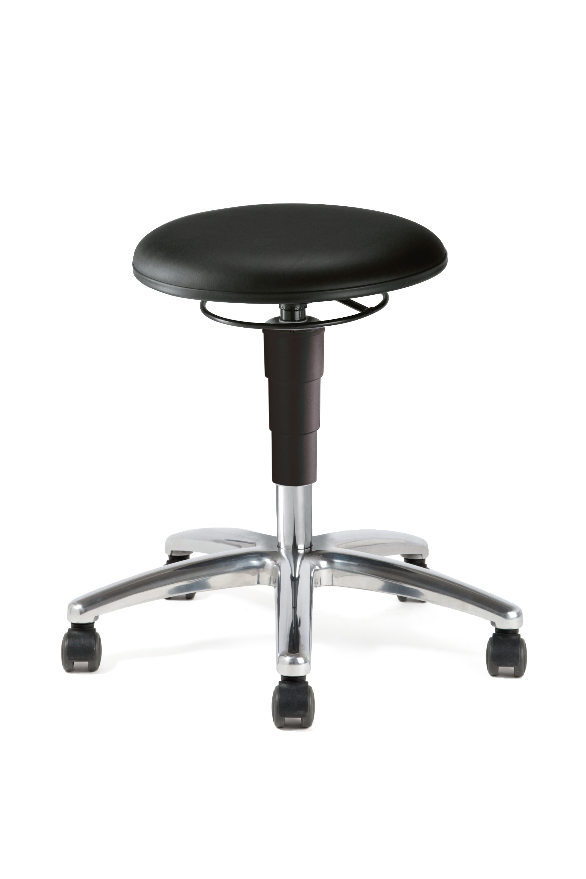 Arbeidsstol 15 kunstskinn sort ESD