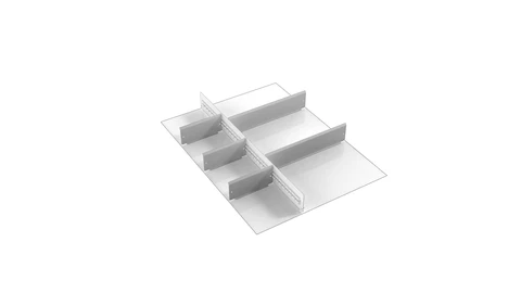 Avdelersett 3 53/100 ESD grå