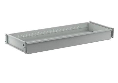 Skuff 100/100, for 500 dypt skap 917x369x90, ESD grå