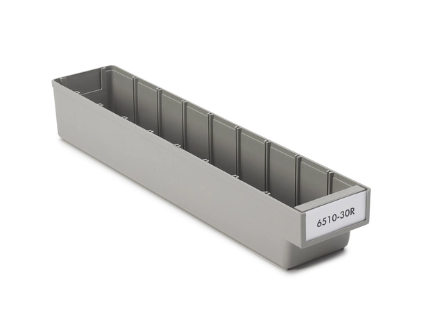 Kennoset plastskuff 94x500x80 Grå 