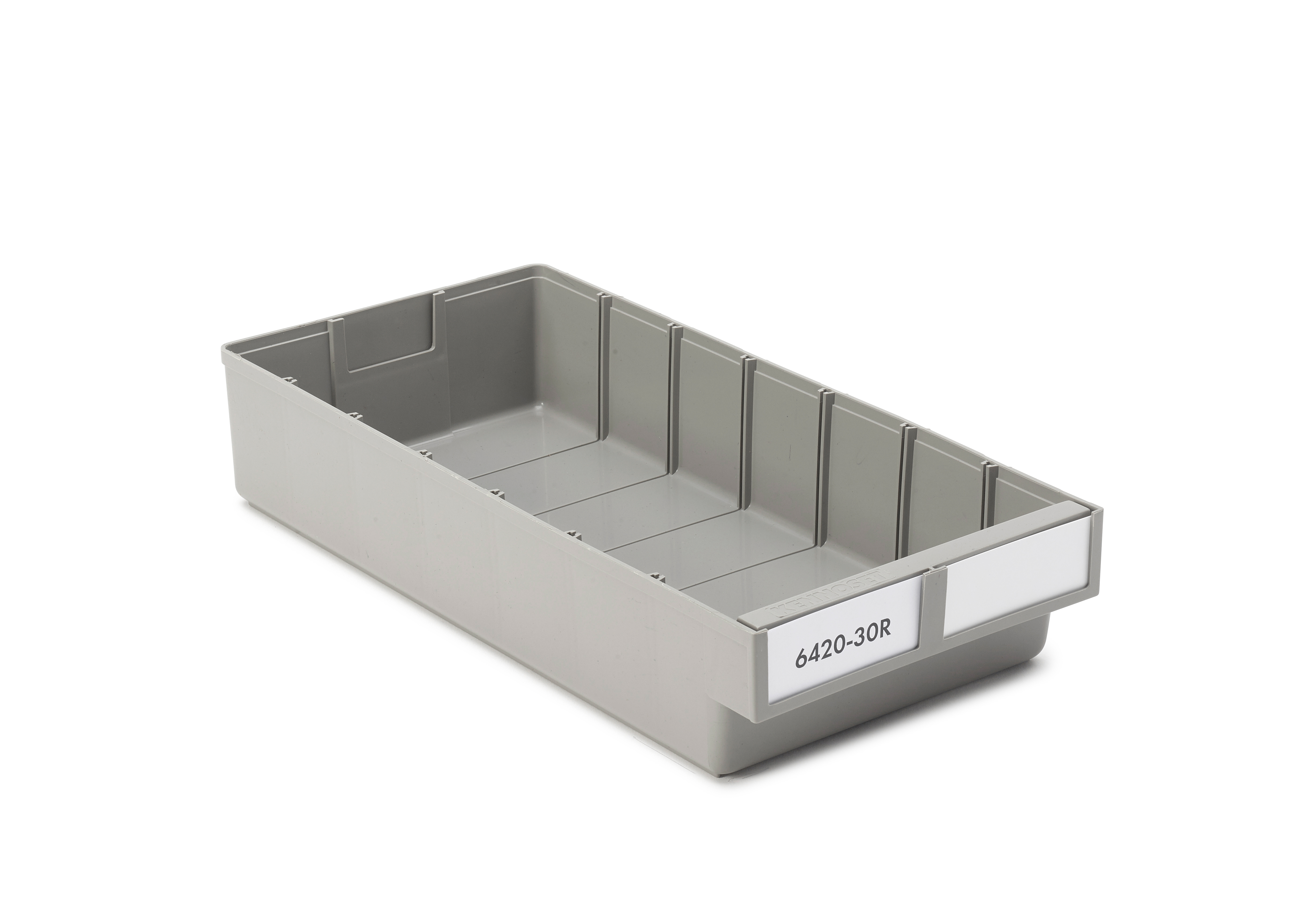 Kennoset plastboks 186x400x80 Grå