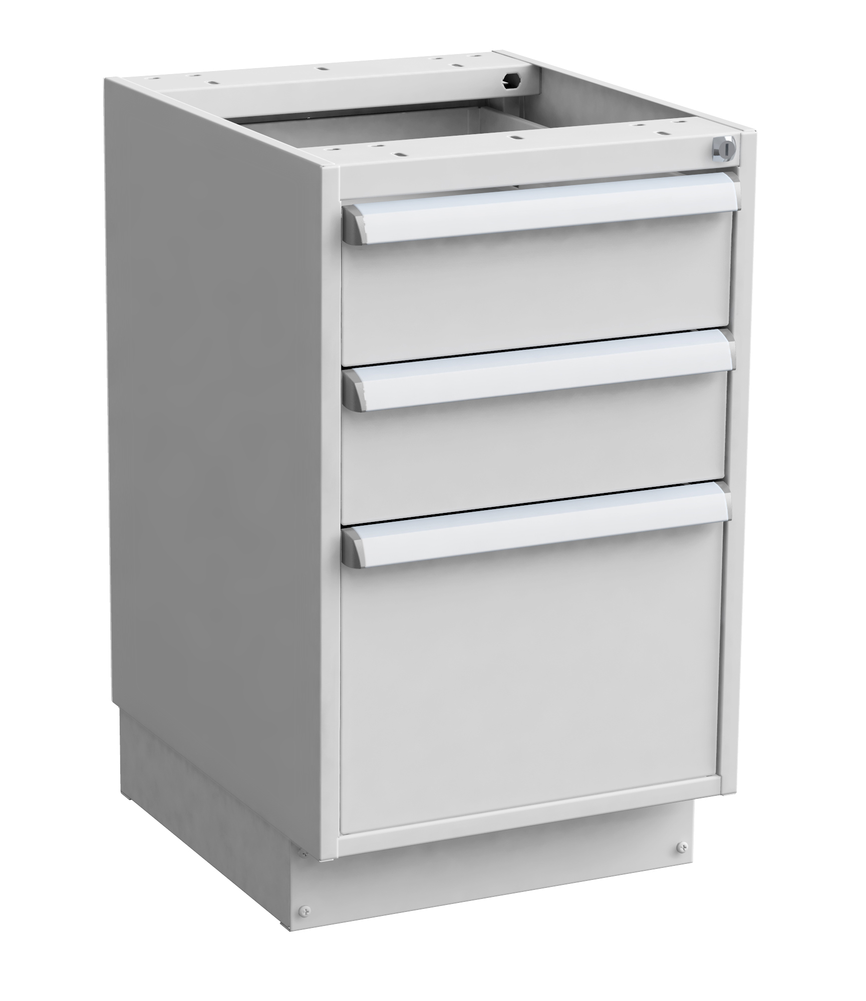 Skuffeseksjon 45/66 ESD m/sokkel 2x150, 1x300 