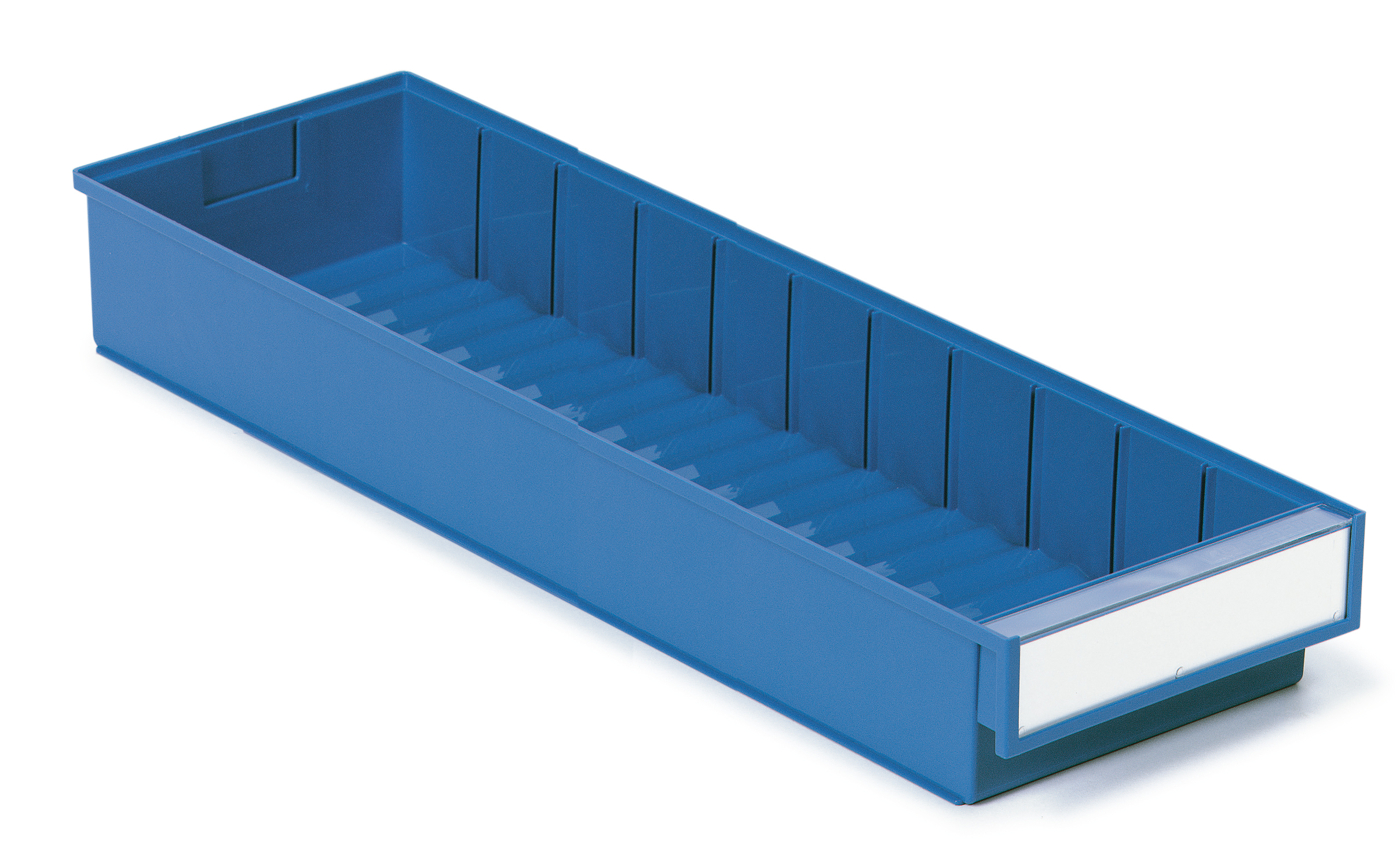 Plastskuff blå 186x600x82 