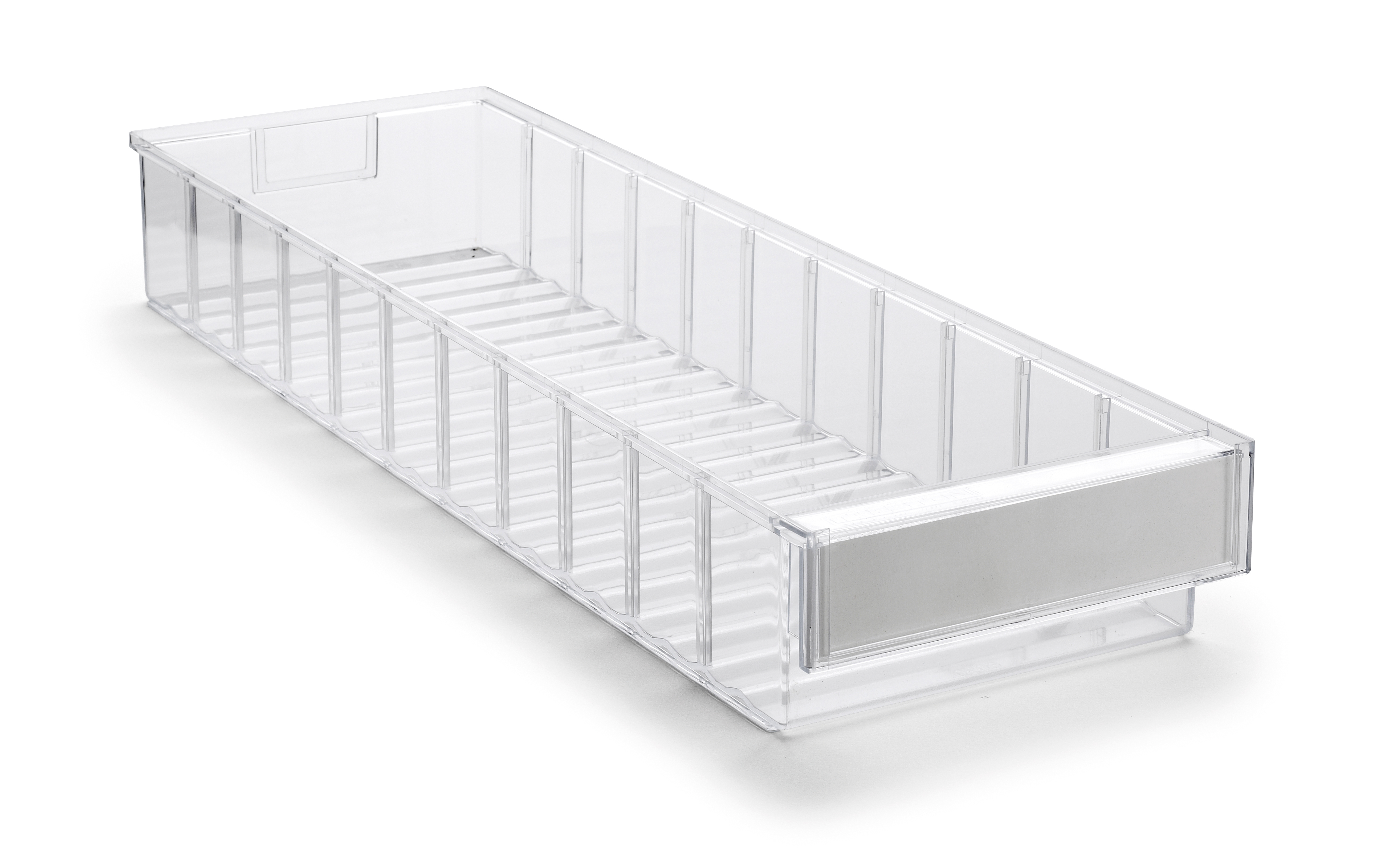 Plastskuff transparent 186x600x82 