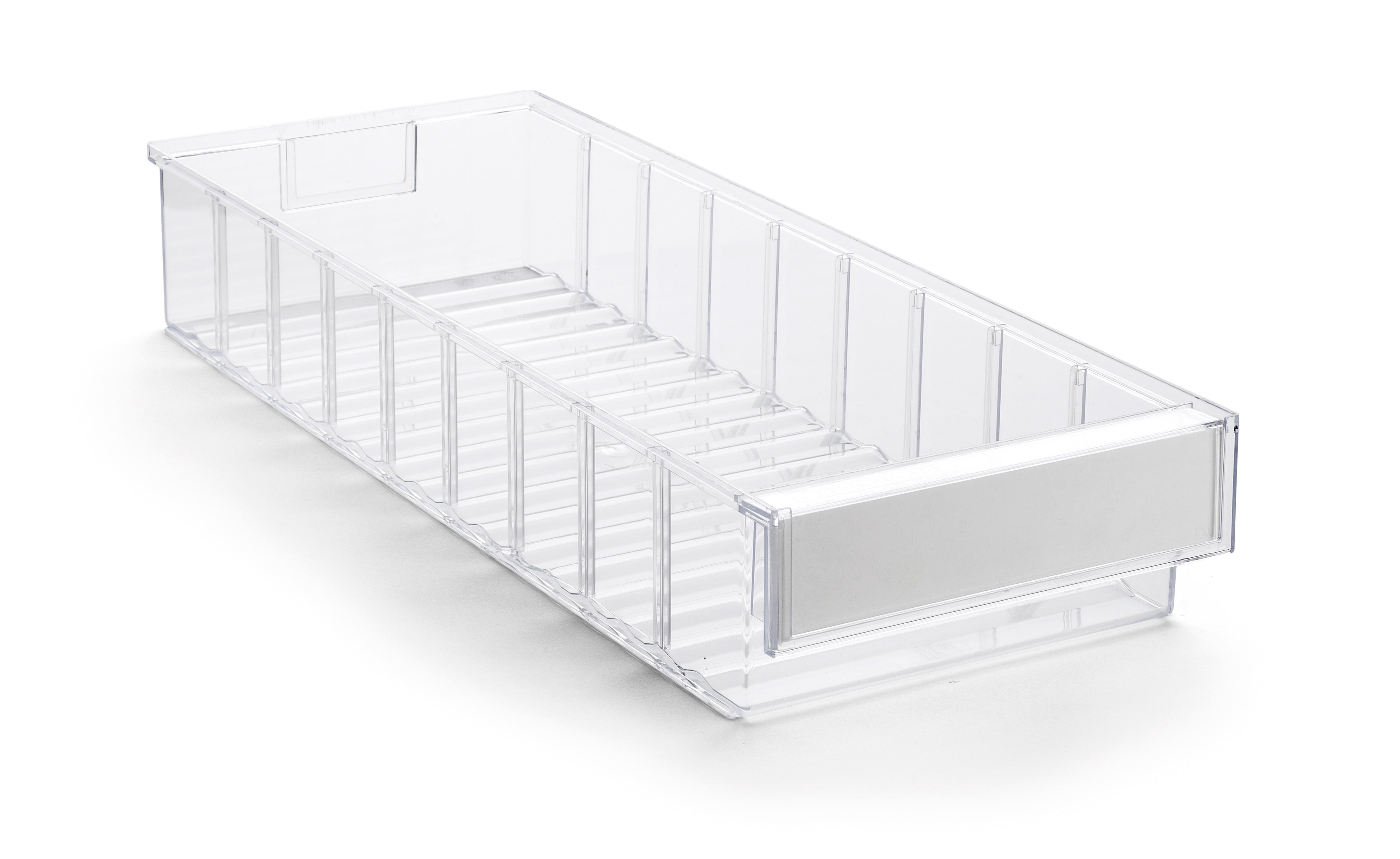 Plastskuff transparent 186x500x82 
