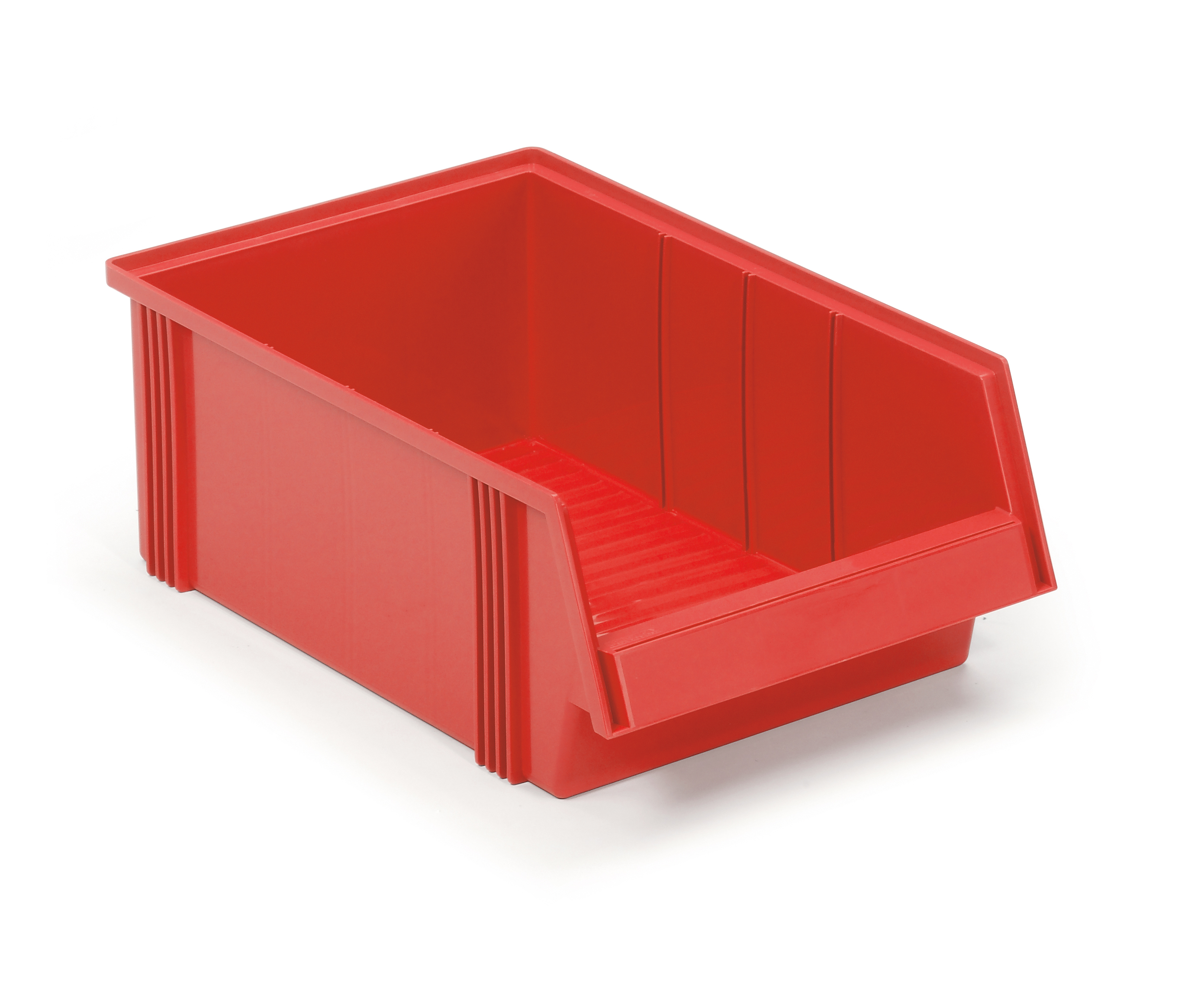 Plastboks rød 310x500x182 