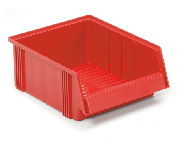 Plastboks rød 310x400x156 