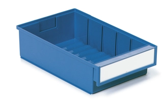 Plastskuff blå 186x300x82