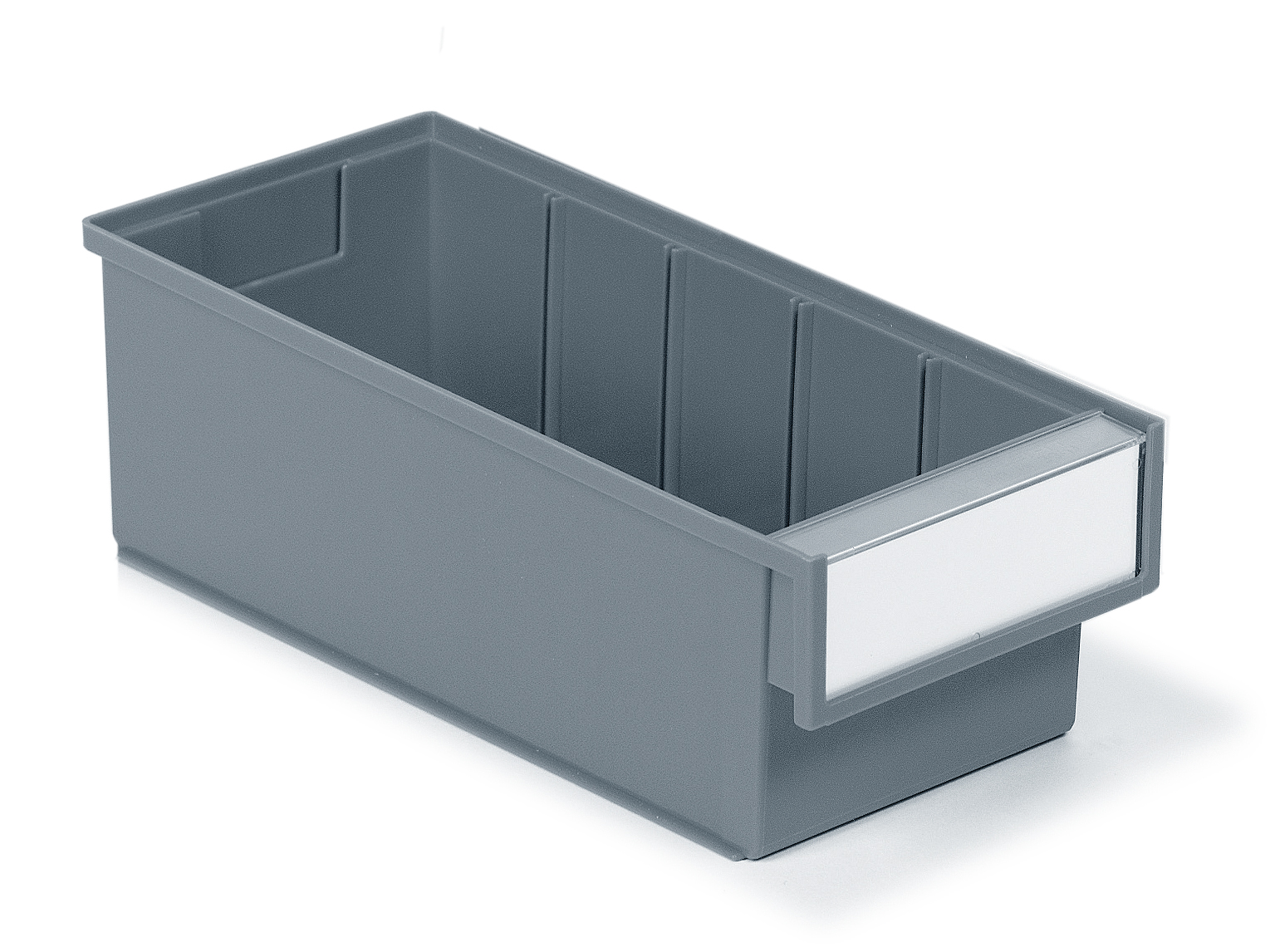 Plastskuff grå 132x300x100 