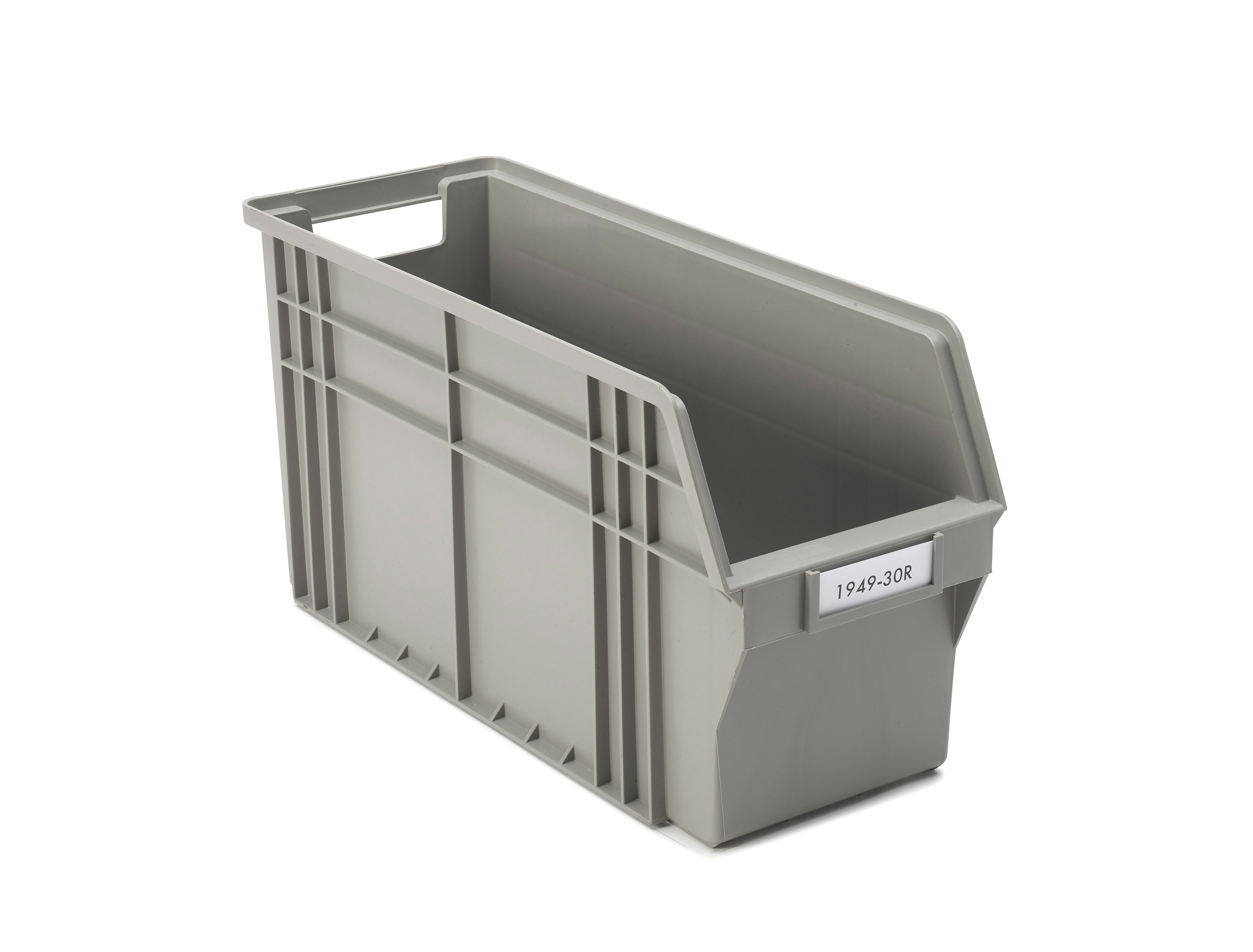 Kennoset plastboks 185x490x250 Grå