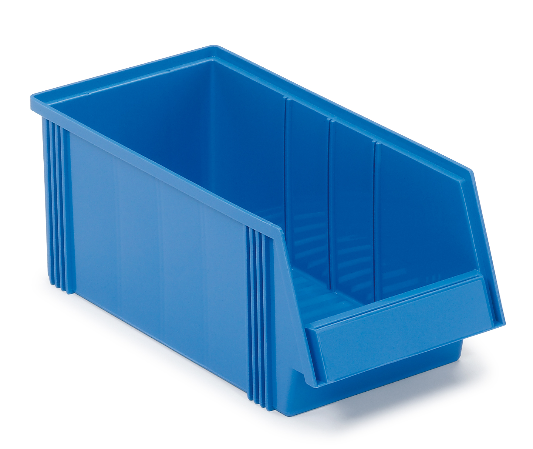 Plastboks blå 400x186x156 
